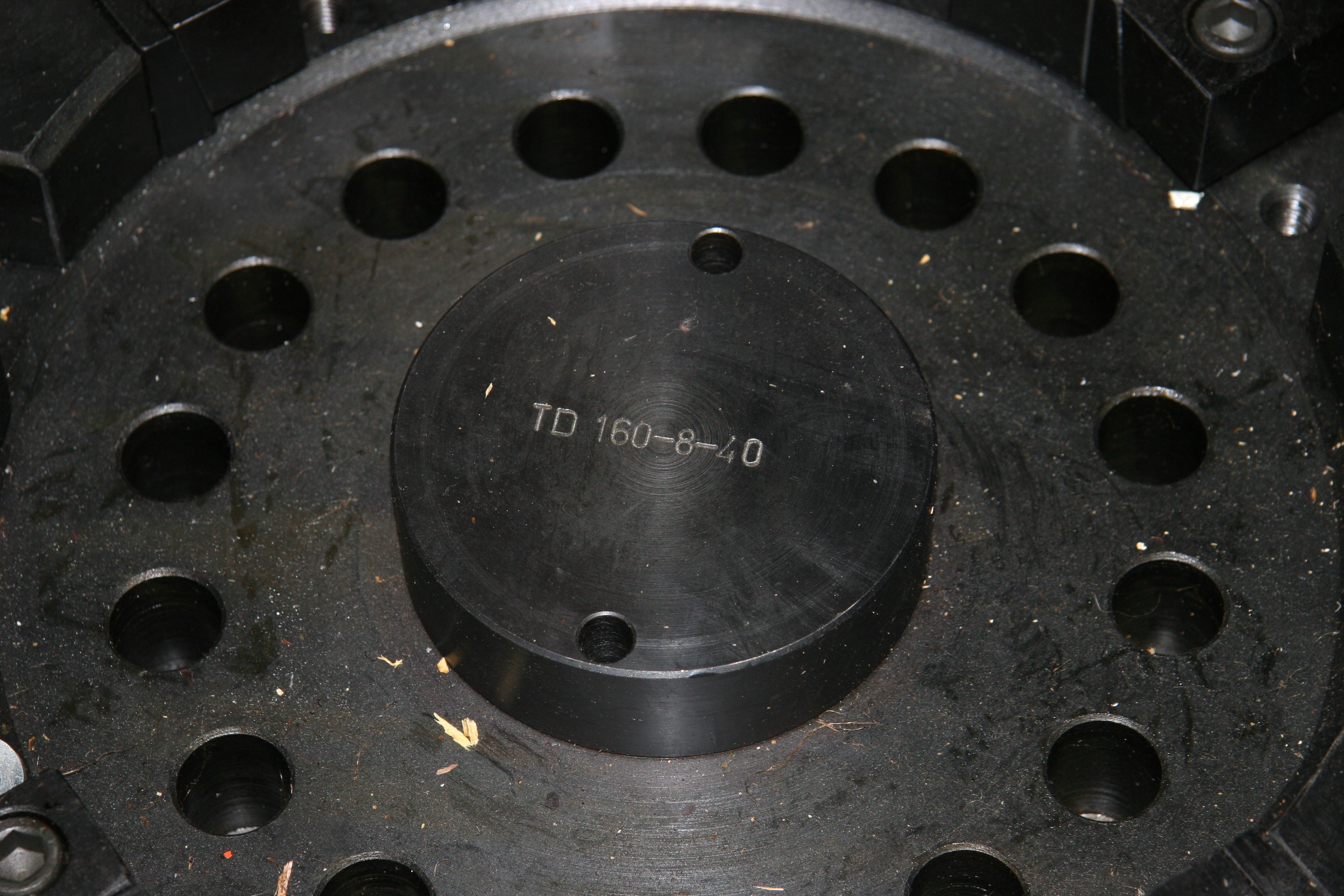 (1) Used Pragati TD-160-8-40 Slotted 8-Station Tool Disc 10701