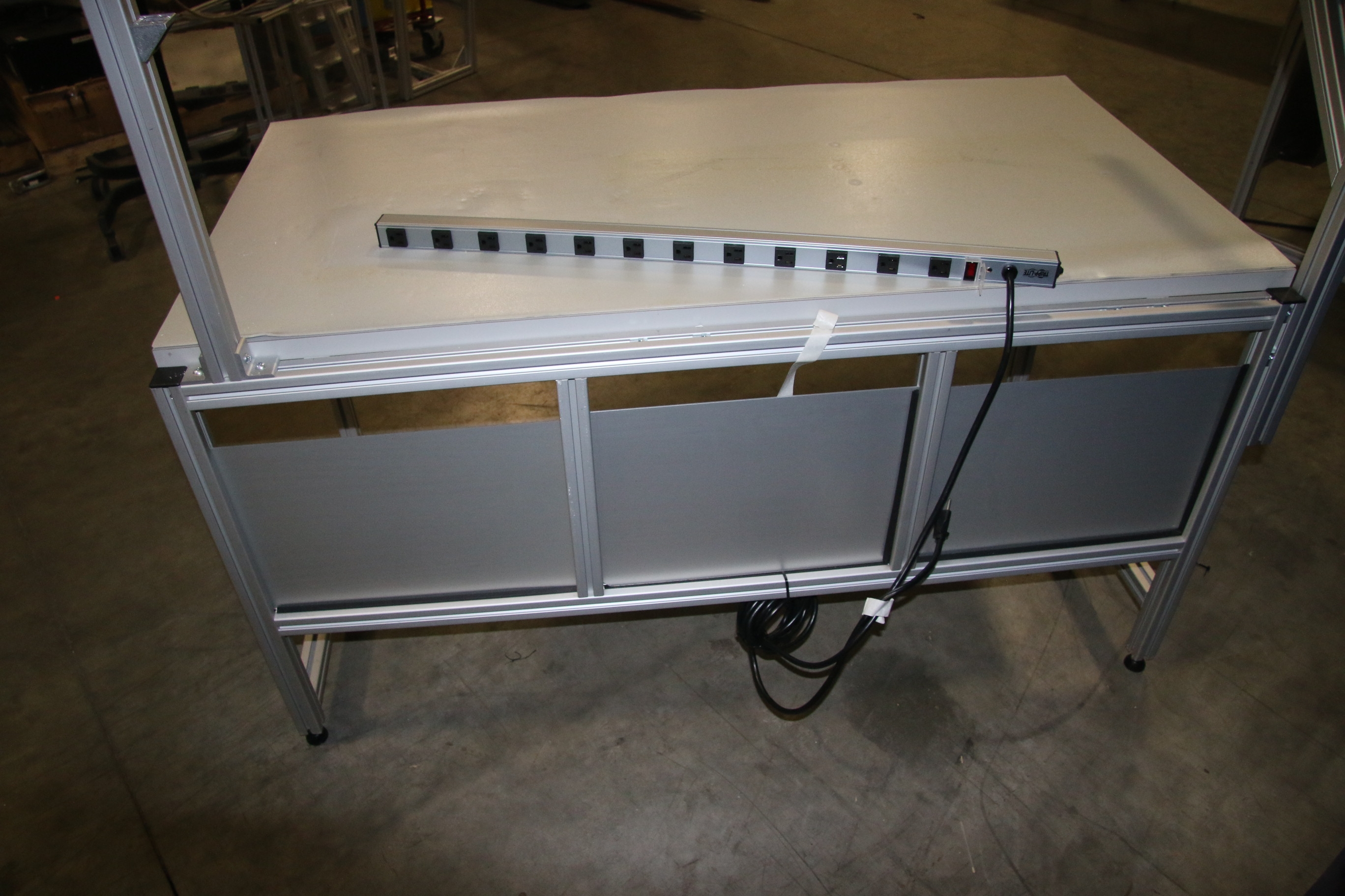 Used 80 20 T Slotted Aluminum Frame 60 X 31 X 32 Custom Work